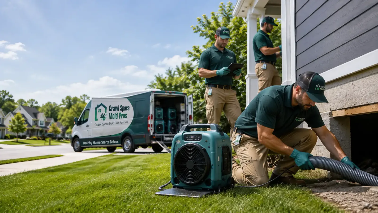Crawl Space Mold Removal in Climax, MN